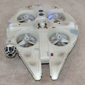Air Hogs Star Wars Ultimate Millennium Falcon Quad Drone–Tested & Working–Used